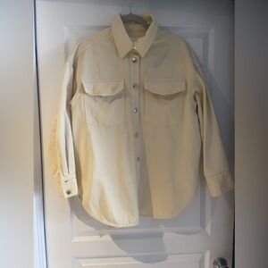Cream Button-Up Shirt